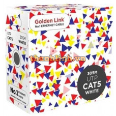 Cáp mạng Golden Link PLATINUM CAT.5E UTP TW1101-2 (305 mét, Trắng)